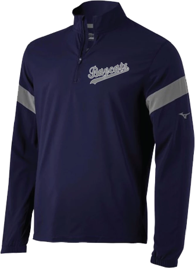 Centretown Sports Mizuno Long Sleeve Hitting Jacket - 'Baycats' Barrie Baycats 3 Centretown Sports Mizuno Long Sleeve Hitting Jacket - 'Baycats' Barrie Baycats