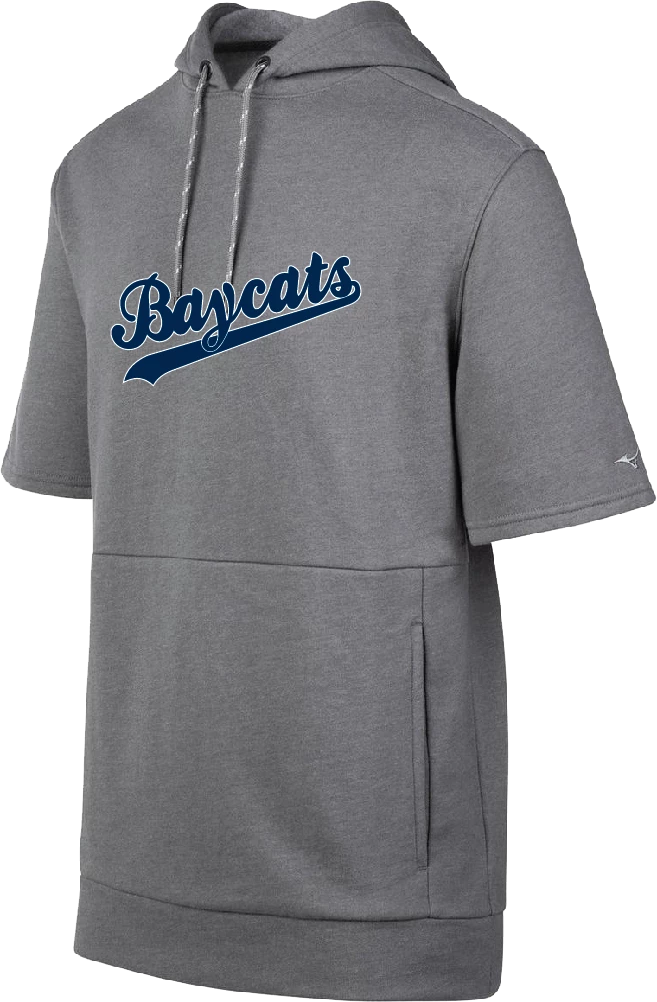 Centretown Sports Mizuno Short Sleeve Game Time Hoodie - 'Baycats' Barrie Baycats 3 Centretown Sports Mizuno Short Sleeve Game Time Hoodie - 'Baycats' Barrie Baycats