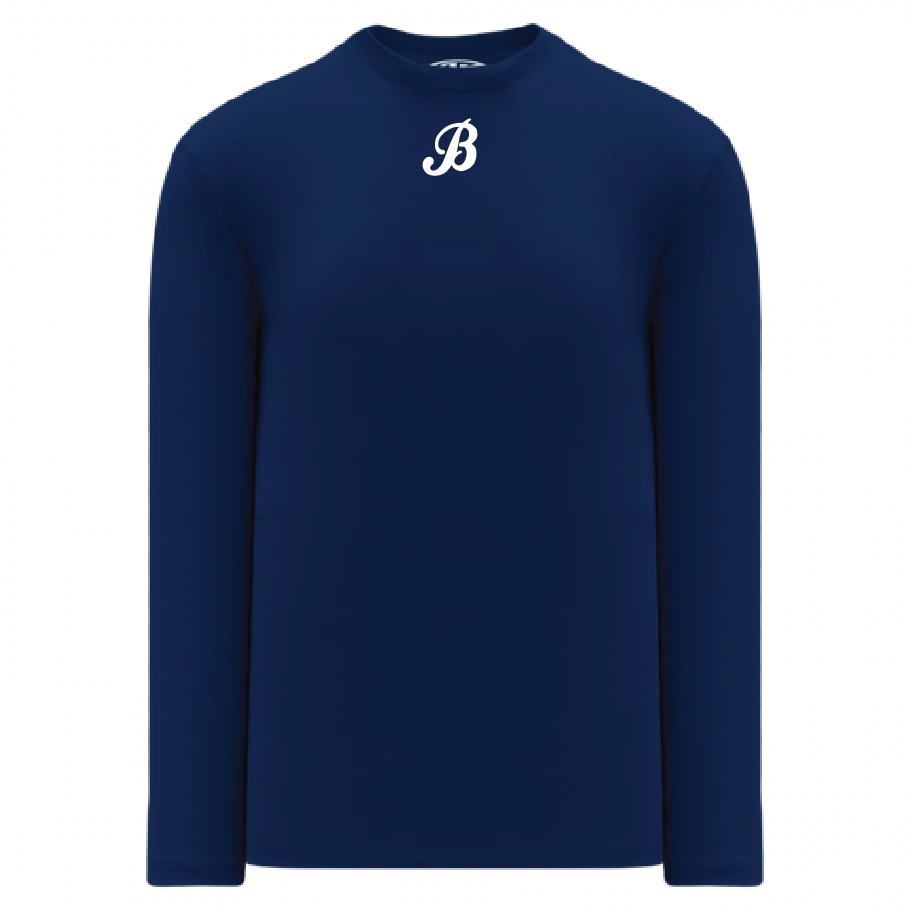 Centretown Sports Athletic Knit A1900 Long Sleeve Tee - 'B' Barrie Baycats 3 Centretown Sports Athletic Knit A1900 Long Sleeve Tee - 'B' Barrie Baycats